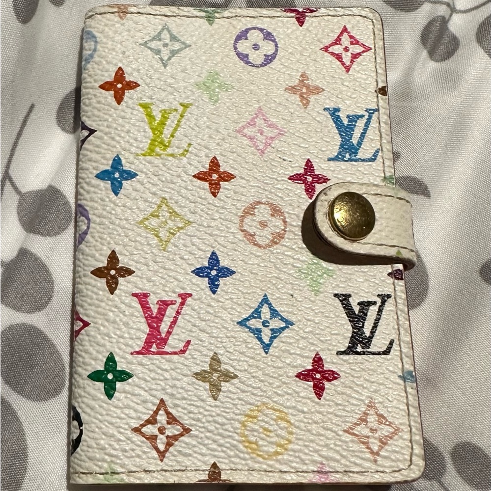 Louis Vuitton mini agenda/card holder in monogram multicolor